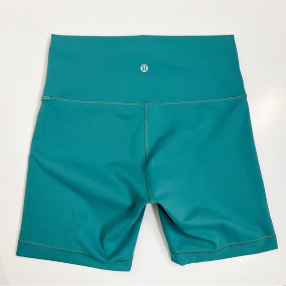 Lululemon Wunder Train High-Rise Short 6" Teal Lagoon - Picture 3 of 7